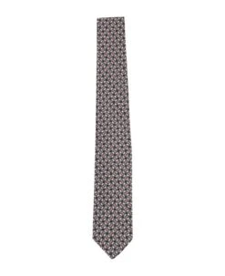 Lardini Patterned Motif Beige/ Multicolor Tie