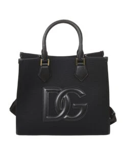Dolce & Gabbana Logo Patched Top Handle Tote
