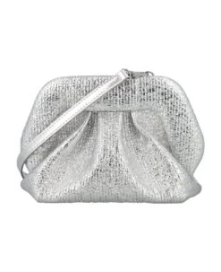 THEMOIRè Gea Silver Clutch