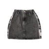 Off-White Logo Band Denim Skirt