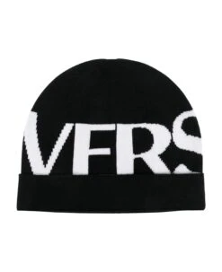 Versace Knit Beanie Macrologo Serie