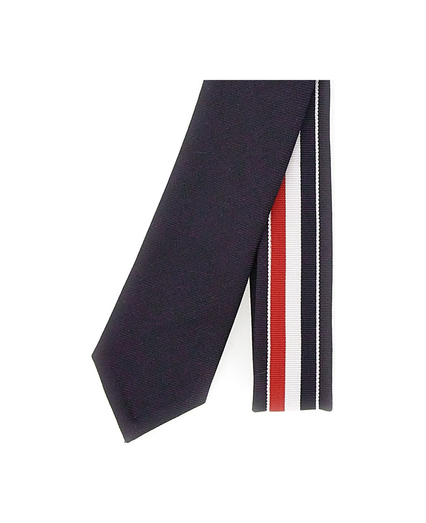 "classic Necktie Rwb Stripe" Wool Tie 5 "classic Necktie Rwb Stripe" Wool Tie - Image 5
