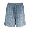 Amiri Blue Gradient Shorts