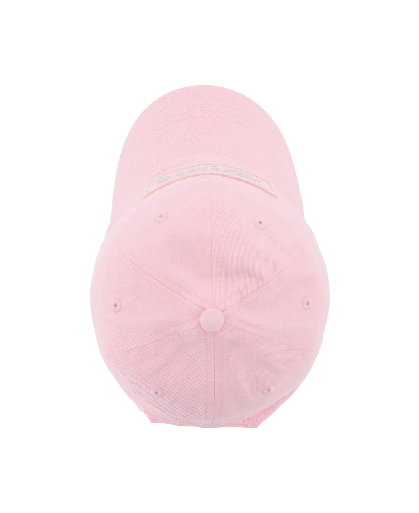 Cotton Baseball Cap With Rhinestone Logo 2 Cotton Baseball Cap With Rhinestone Logo - Image 2