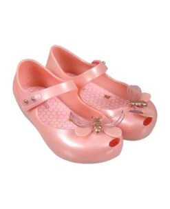 Melissa Pink Ballet Flats For Girl With Butterfly -Italist Store faf586aae57a78a57762539c08dc20b4