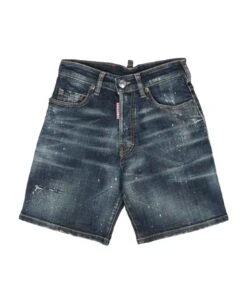 DSQUARED2 Blue Denim Shorts Boy