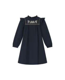 BONPOINT Navy Blue Tilia Dress