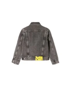 Off-White Logo Band Denim Jacket -Italist Store fef7b5ae14d503eda002e9c90b9732a6